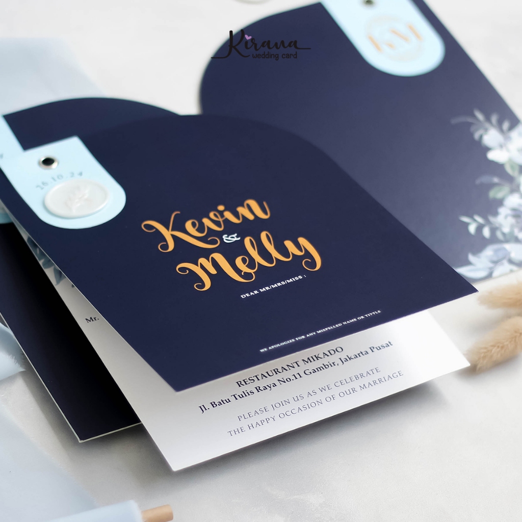 Jual Undangan Pernikahan Custom | Undangan Softcover | Undangan simple ...