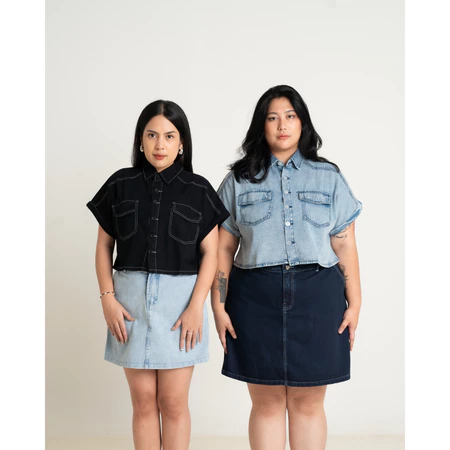 Crop Denim Shirt Vol.2