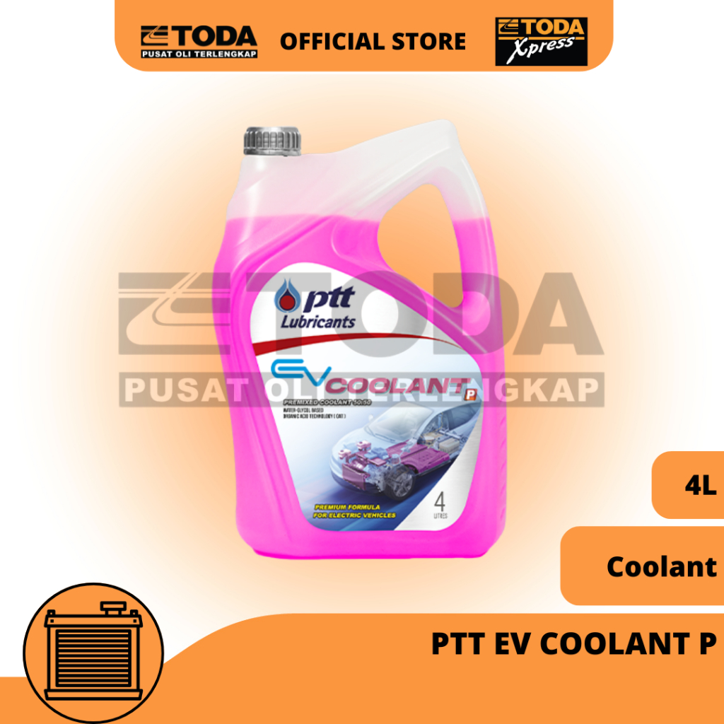 Jual Air Radiator PTT Coolant EV P 4L Original Air Radiator Mobil ...