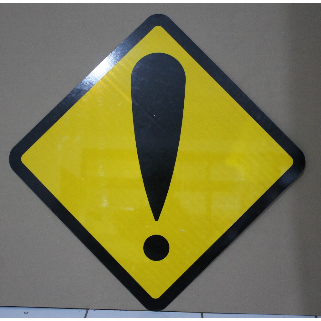 Jual Safety Sign Rambu Lalu Lintas Super High Grade | Shopee Indonesia