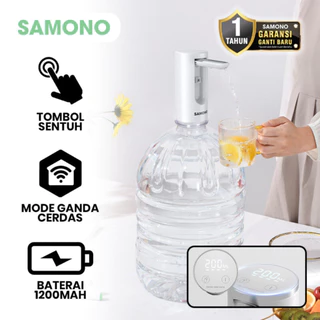 SAMONO Pompa Galon LED Touch Screen Food Grade Mode Cerdas SW-CQ02S GARANSI Ganti Baru