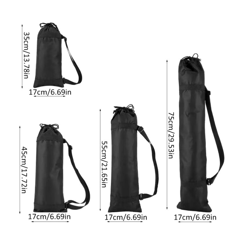 CHICIRIS Light Stand Tripod Monopod Camera Case Durable Black Nylon Light Stand Tripod Carrying Bag Wear Resistance Portable For Photographic Equipment For Studio Large