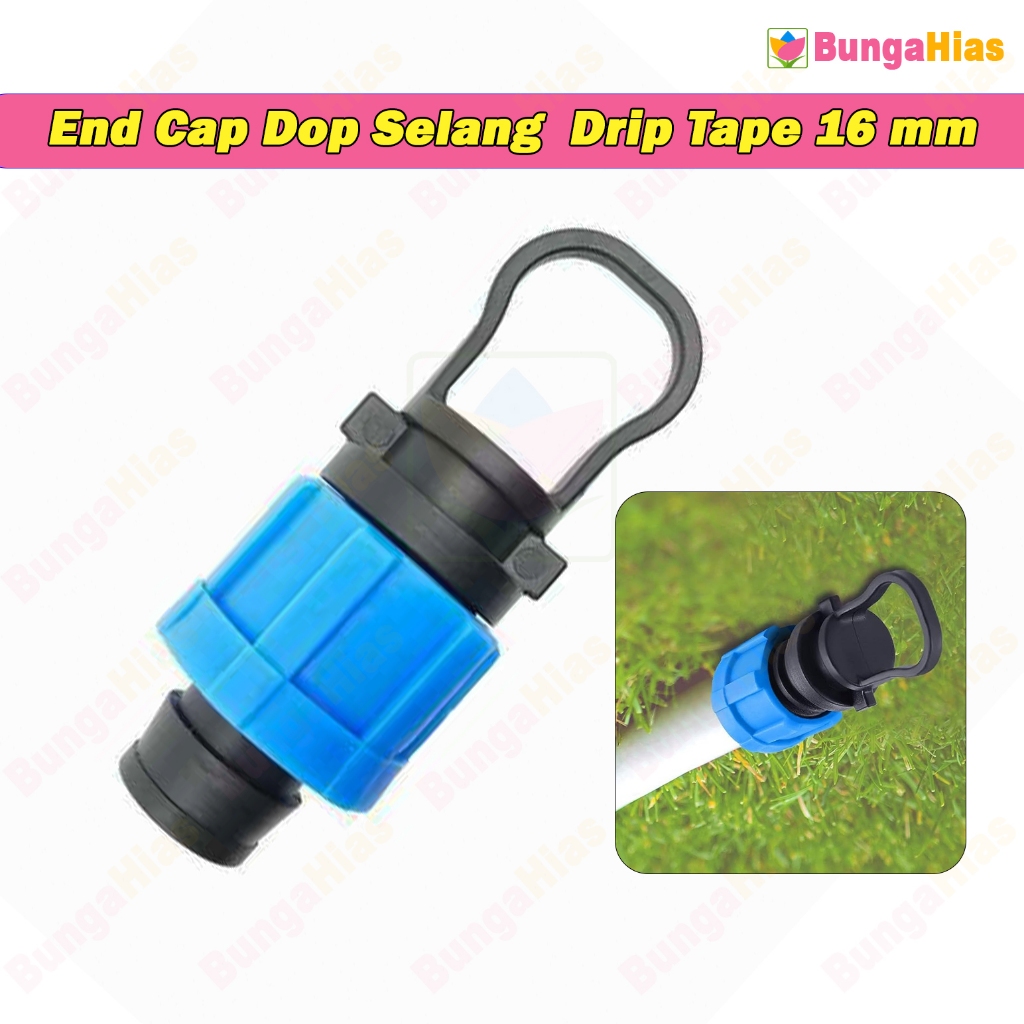 Jual End Plug Selang Drip 16 mm Tipe Lock Konektor Sambungan Driptape ...