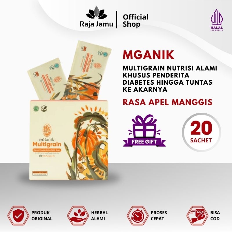 Jual mGanik Multigrain Rasa Labu Kuning Nutrisi Alami Khusus Penderita ...