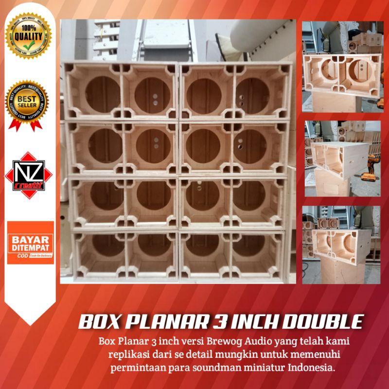 Jual Box Planar 3 inch double Brewog Audio. Planar 3 inch mas bre ...