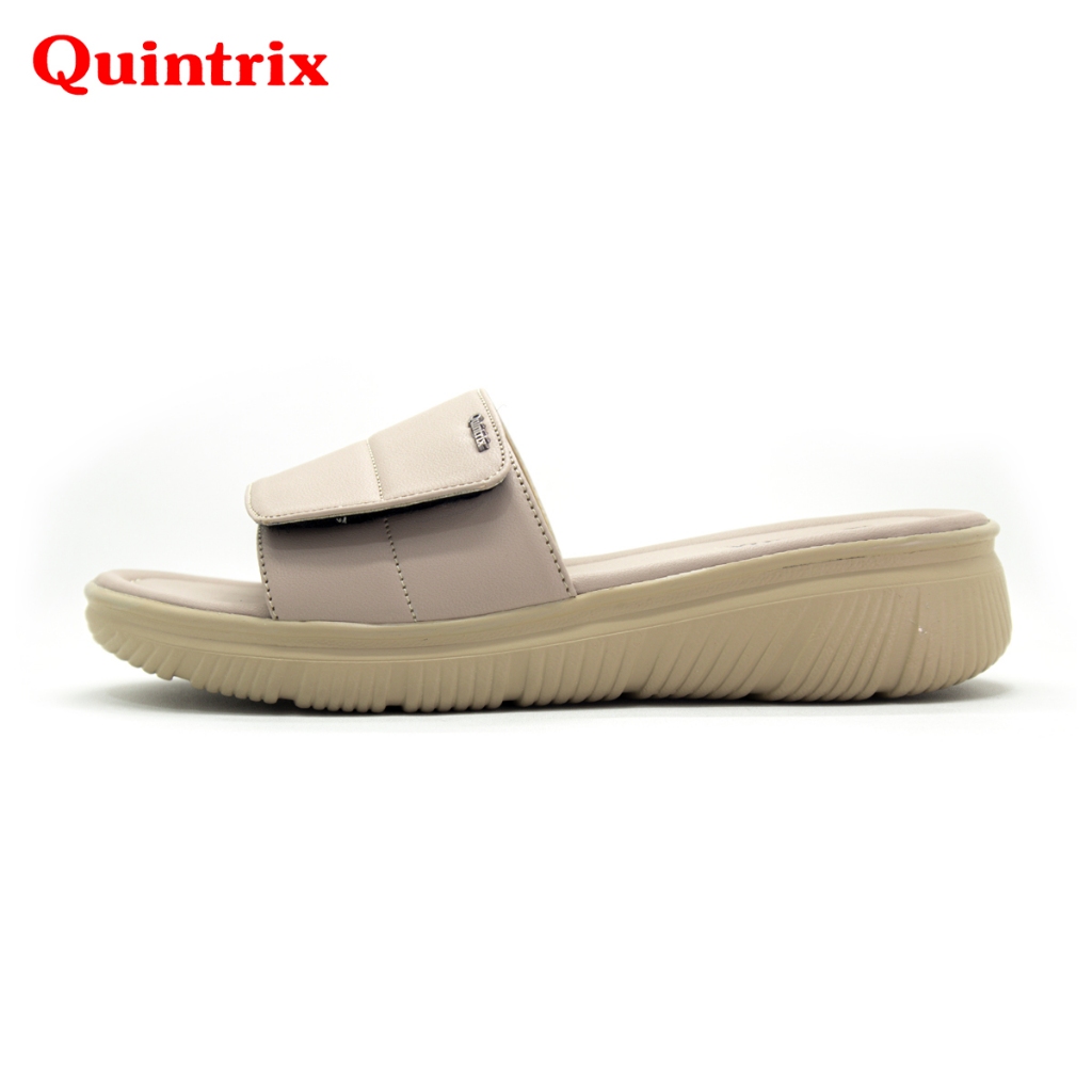 Jual Quintrix NQ 579 Sandal Wedges Slip On Wanita 4cm | Shopee Indonesia