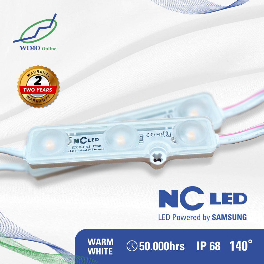 Jual LAMPU MODULE LED 3 MATA NC LED SAMSUNG 2835 DOFF DOVE 1.2W MADE IN ...