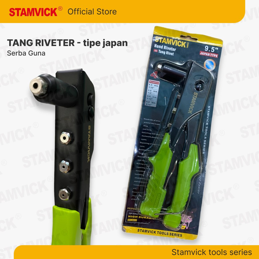 Jual Tang Rivet Alumunium Stamvick Type Japan 9.5'' - Tembakan Gun ...
