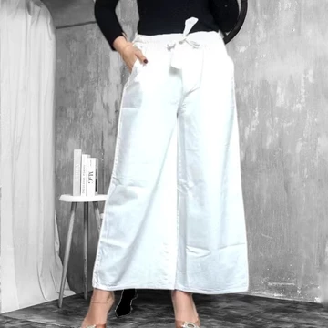 Celana Kulot Jumbo Premium XXL Pinggang Full Karet Bahan Katun Outlet Shopee Bisa