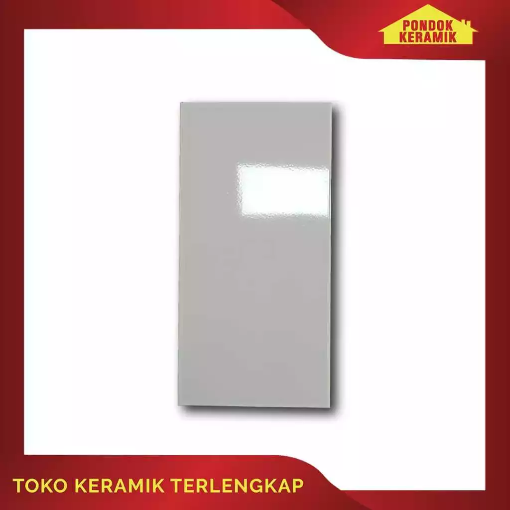 Keramik Dinding Signature 25x50 Glossy White