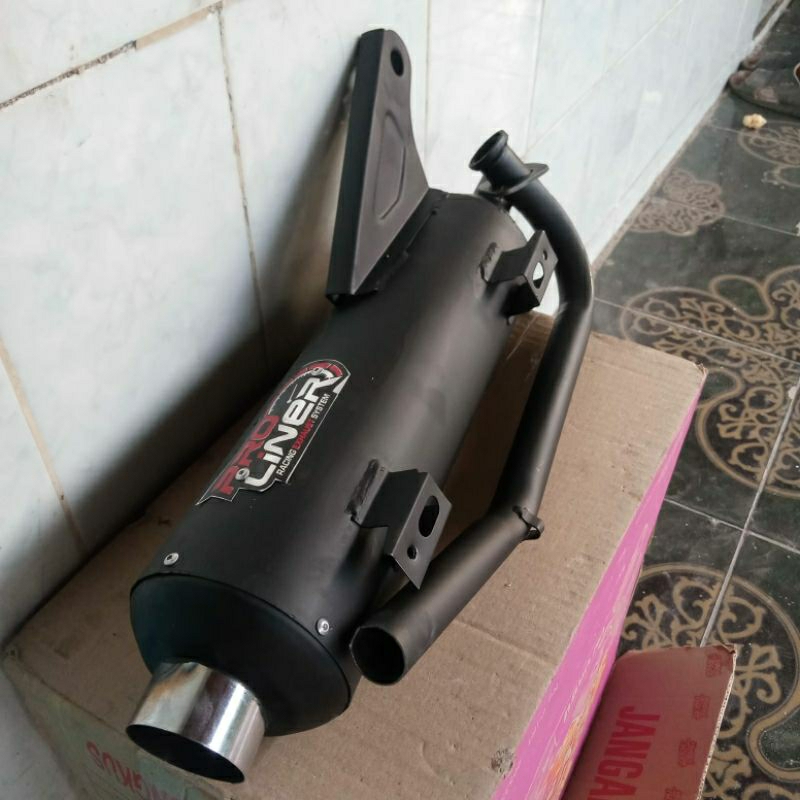 Jual knalpot standar racing pro liner all matic | Shopee Indonesia