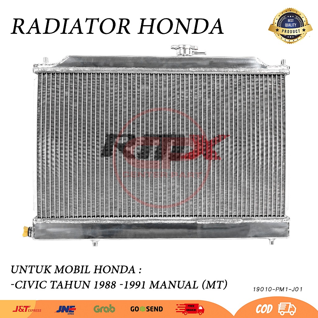 Jual Radiator Civic Nova Nouva Civic Lx Grand Civic 1988 1989 1990 1991 ...