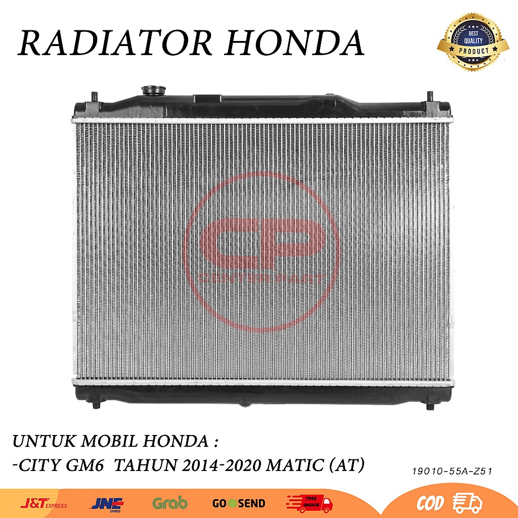 Jual Radiator Honda City Gm6 2014 2015 2016 2017 2018 2019 2020 Matic ...