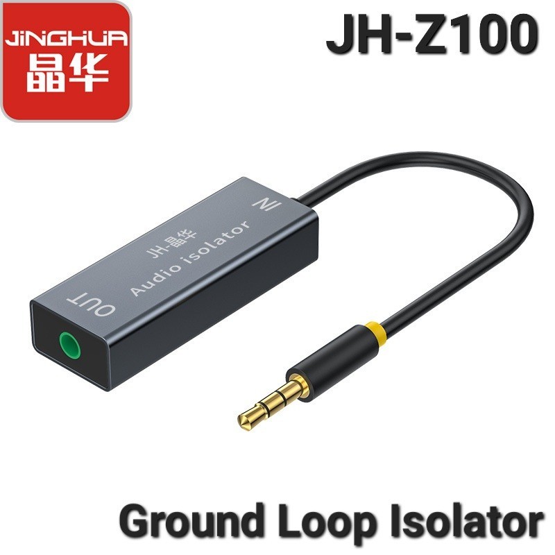 Jual JINGHUA JH-Z100 Ground Loop Noise Isolator - JH-Z100 | Shopee ...