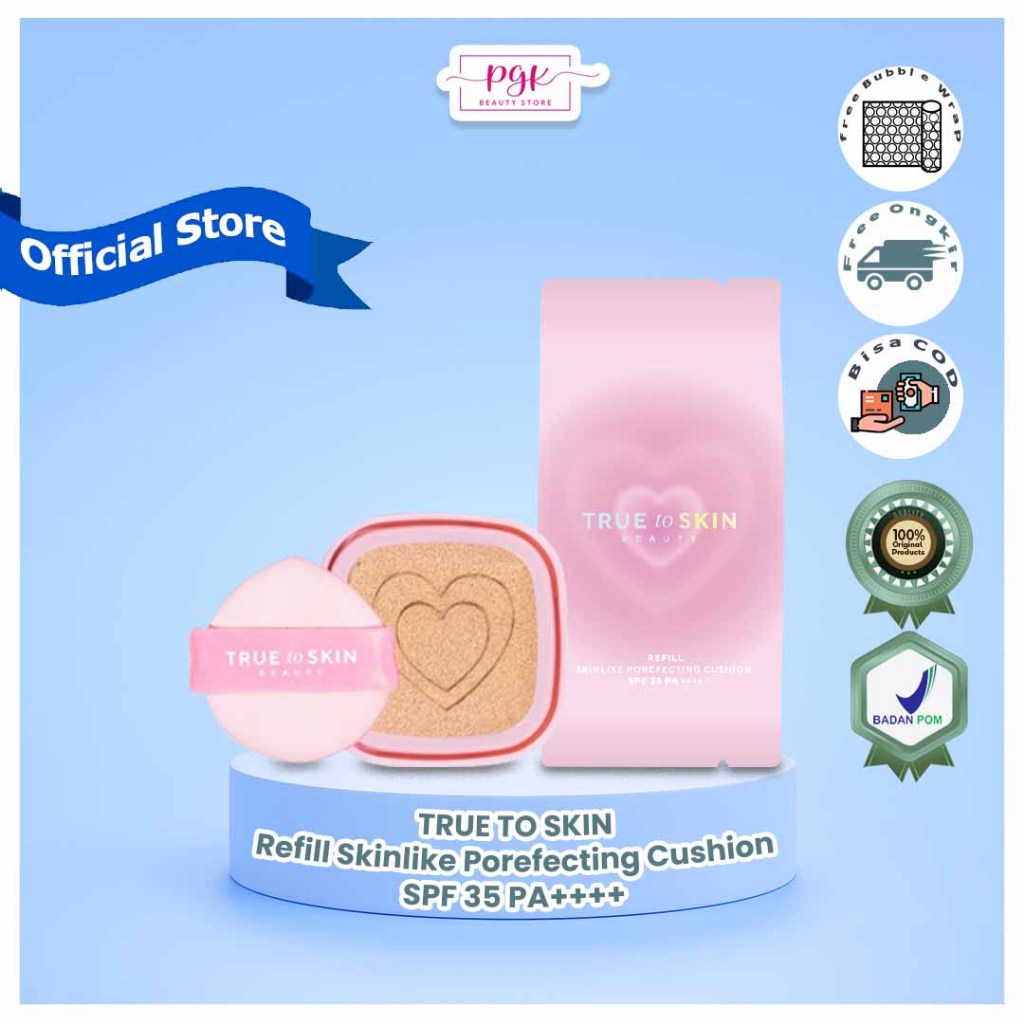 Jual True to Skin Skinlike Porefecting REFILL Cushion SPF 35 PA ...