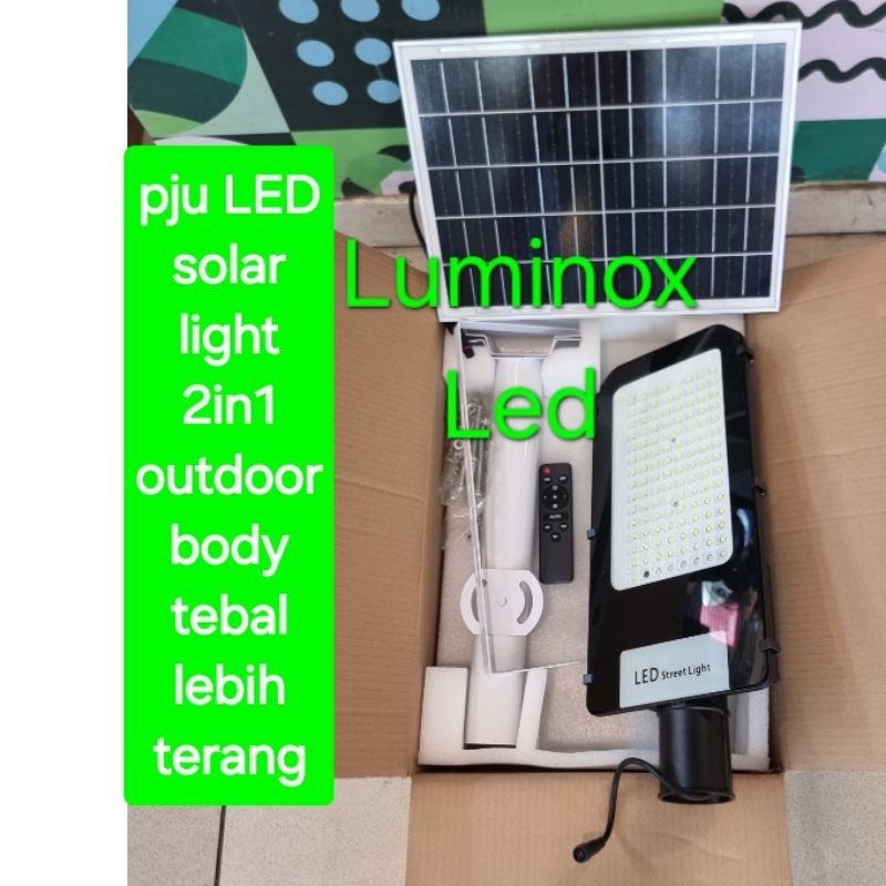 Jual pjuts led 200w 200watt solar light / pju jalan led tenaga surya ...