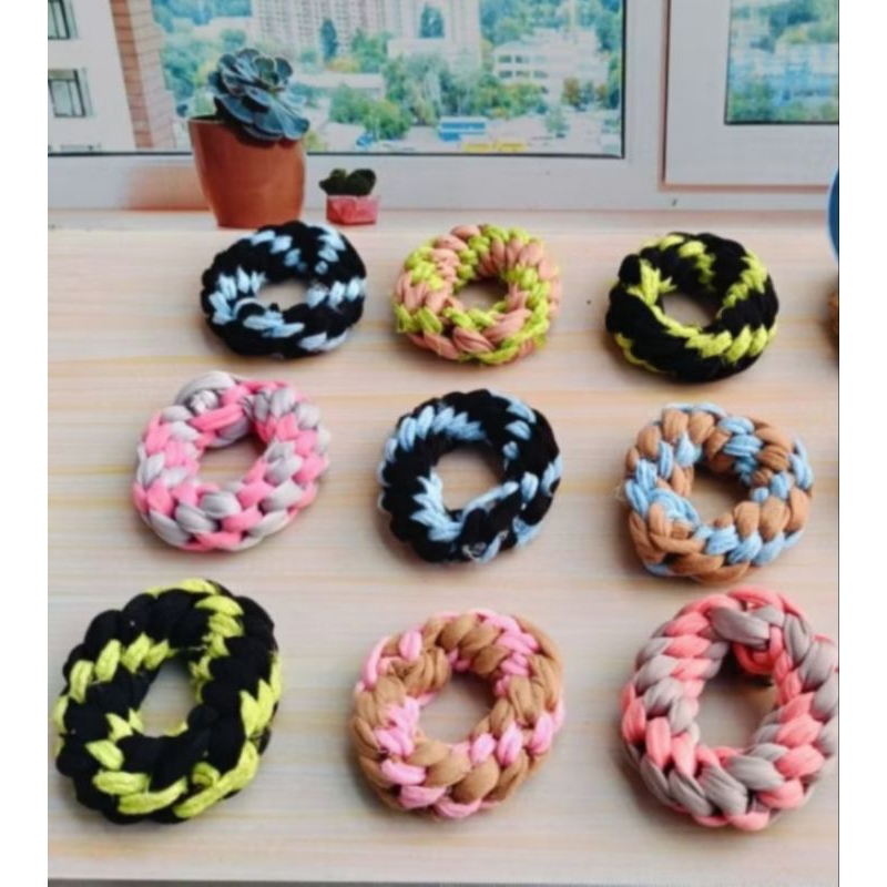 Jual (12PCS) KUNCIRAN RAMBUT LILIT MODEL TAMBANG KOMBINASI WARNA ...