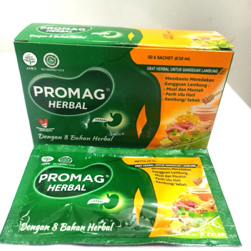 Jual PROMAG HERBAL BOX 6 SACHET | Shopee Indonesia