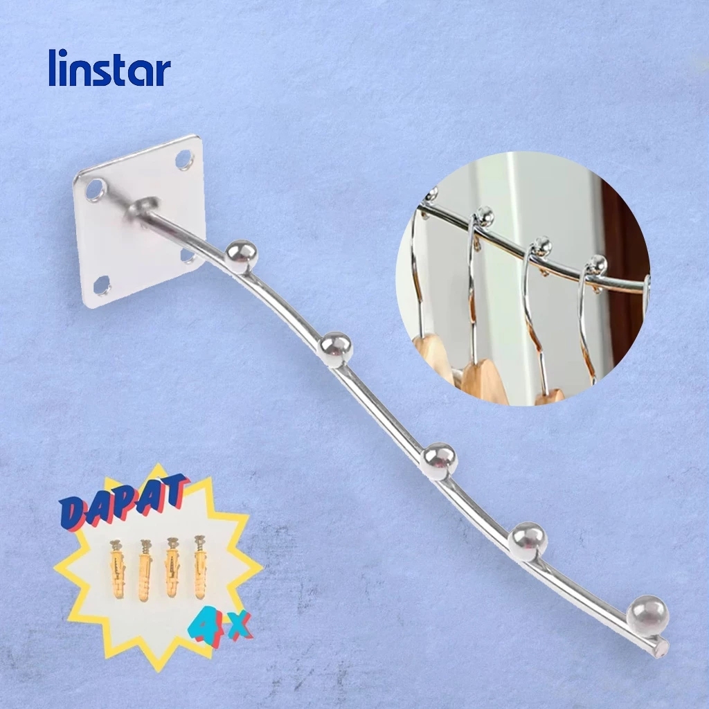 Jual linstar - Gantungan Hanger Dinding Stainless Steel Anti Karat ...