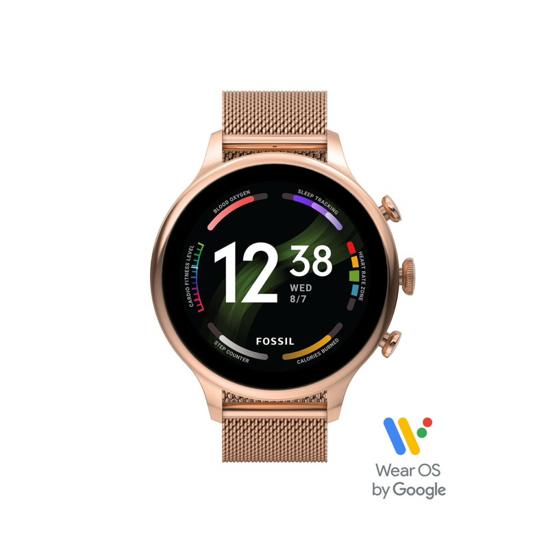 Jual Smartwatch Gen 6 Rose Gold Mesh Stainless Steel Original BNIB ...