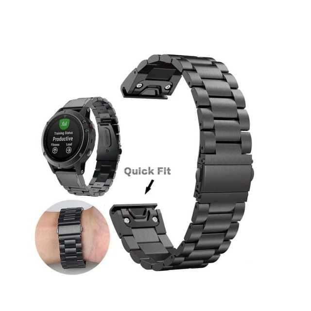 CZKE 20 22 26mm Quick Release EasyFit Strap voor Garmin Fenix 7 7x 7S 6x 6