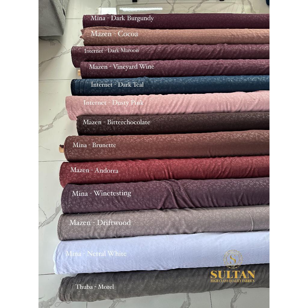 Jual KAIN SULTAN MINA EMBOSS TULIP ORIGINAL | Shopee Indonesia
