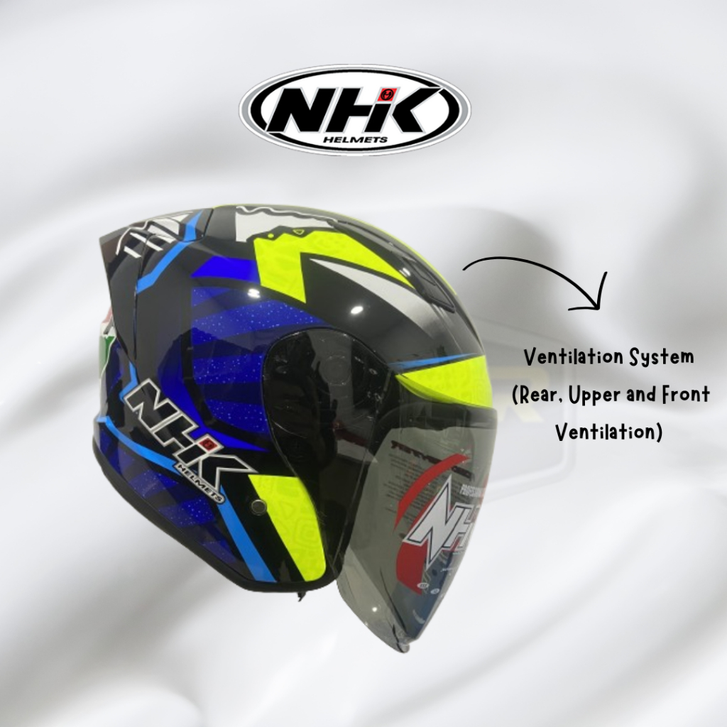 Jual NHK R1 ELITE RIDER REPLIKA ROBERT ORIGINAL | HELM MOTOR HALF FACE ...