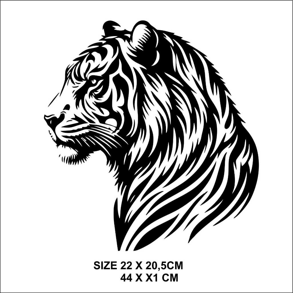 Jual Cutting Sticker Macan Melamun Untuk Body Kaca Mobil Kualitas ...