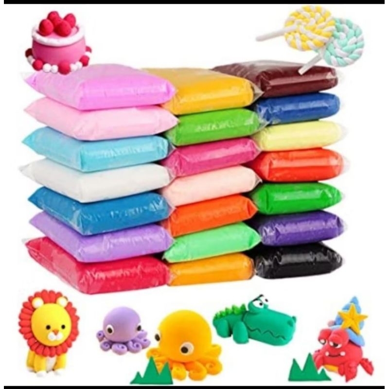 Jual Clay Mainan Anak isi 12 pcs | Shopee Indonesia
