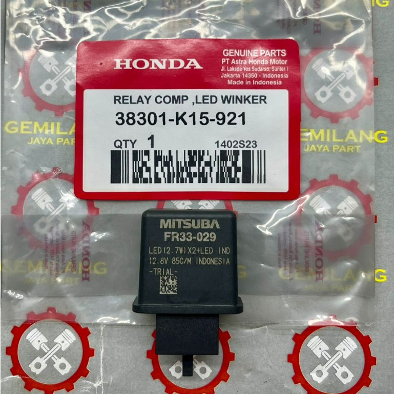 Jual 38301-K15-921 Flaser Sein Relay Comp LED Winker CB 150R CBR 150R ...