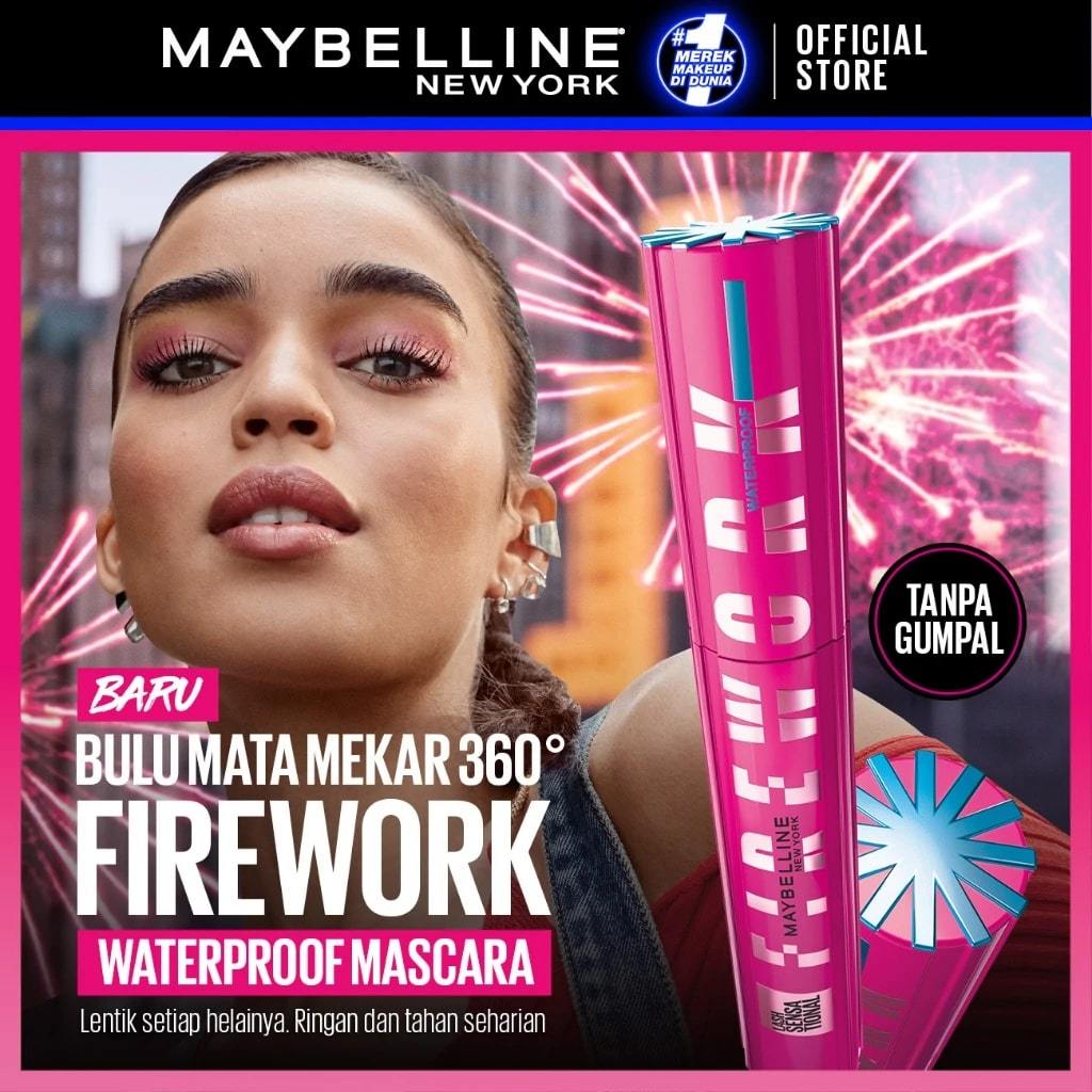Jual MAYBELLINE Firework Waterproof Mascara | Shopee Indonesia