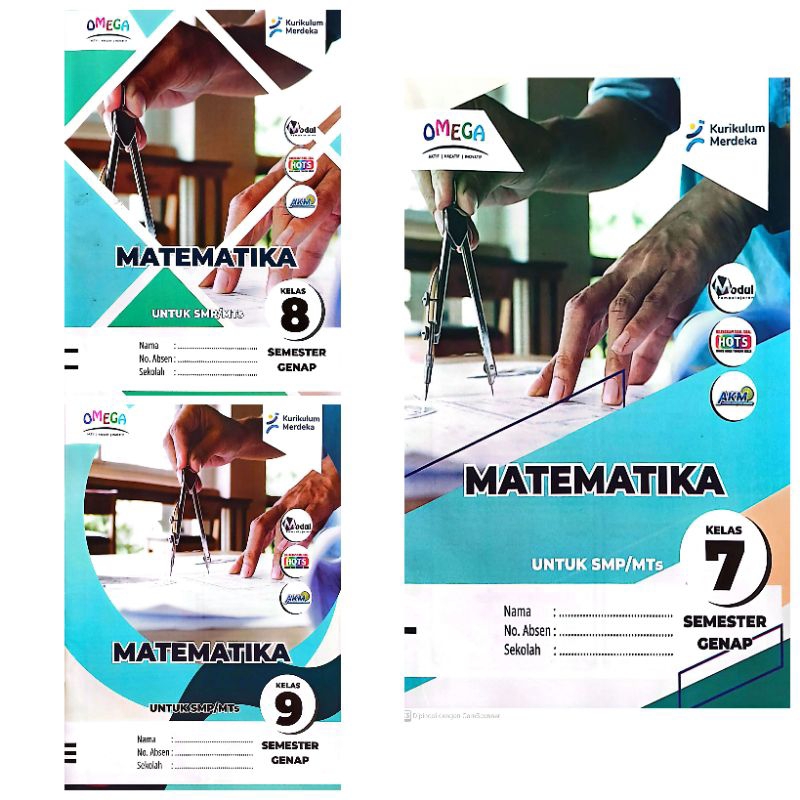Jual BUKU LKS OMEGA SMP MTS MATEMATIKA KELAS 7 8 9 KURIKULUM MERDEKA ...