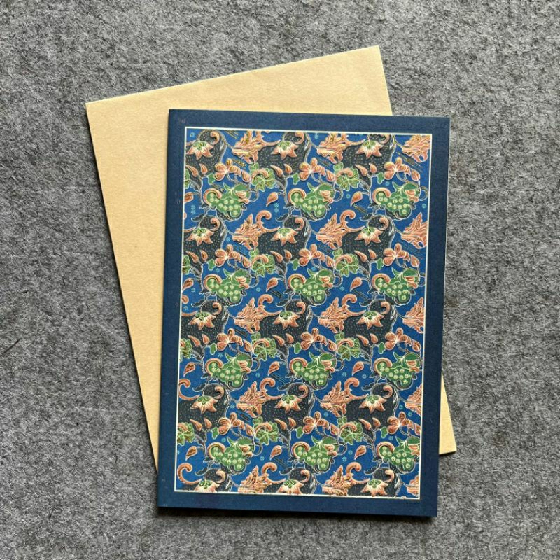 Jual Blank Card Batik / Kartu Ucapan Motif Batik - B2206 | Shopee Indonesia