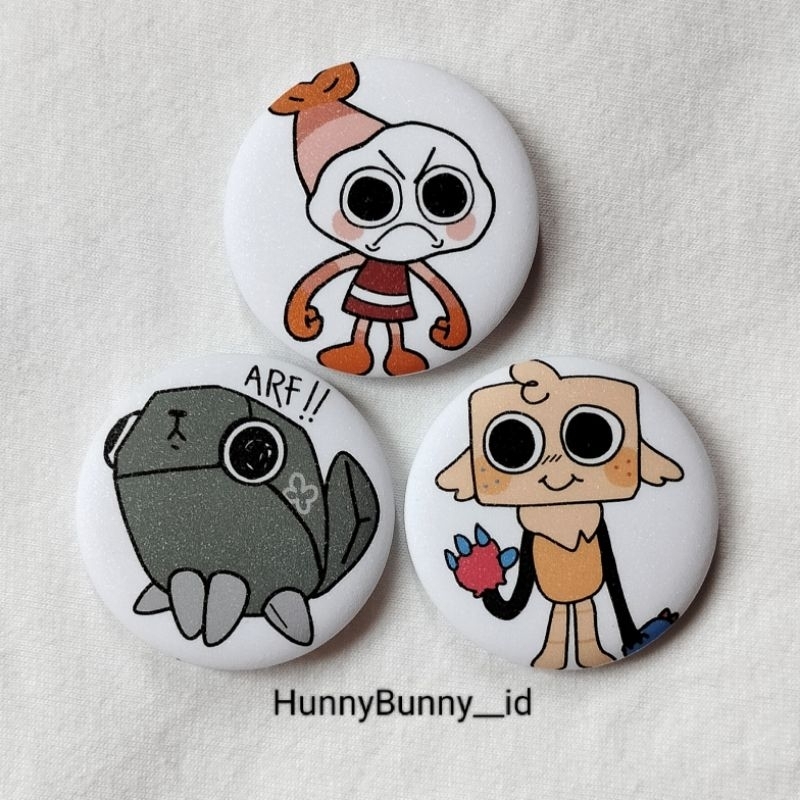 Jual [NEW]dandys world goob shrimpo pebble pin fan merch | Shopee Indonesia