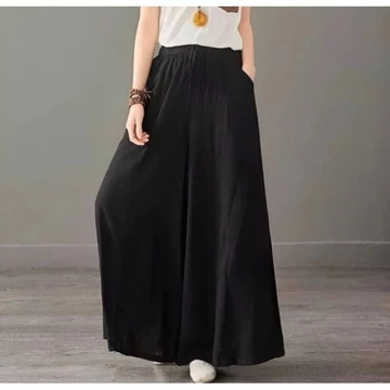 Celana Kulot Super Jumbo Kain Katun Linen