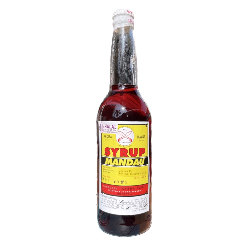 Jual Sirup Syrup Mandau Mawar (3 Ukuran) | Shopee Indonesia