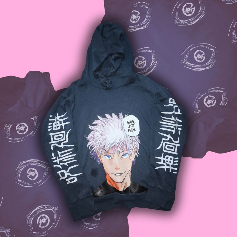 Jual Satoru Gojo Rework Jacket (Uniqlo) | Shopee Indonesia