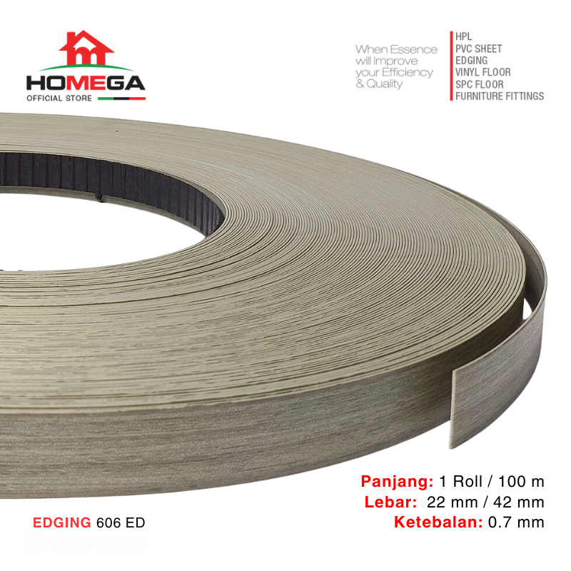 Jual HOMEGA PVC Edging- Pelapis Meja PVC - Tekstur Tech Wood - Ukuran ...