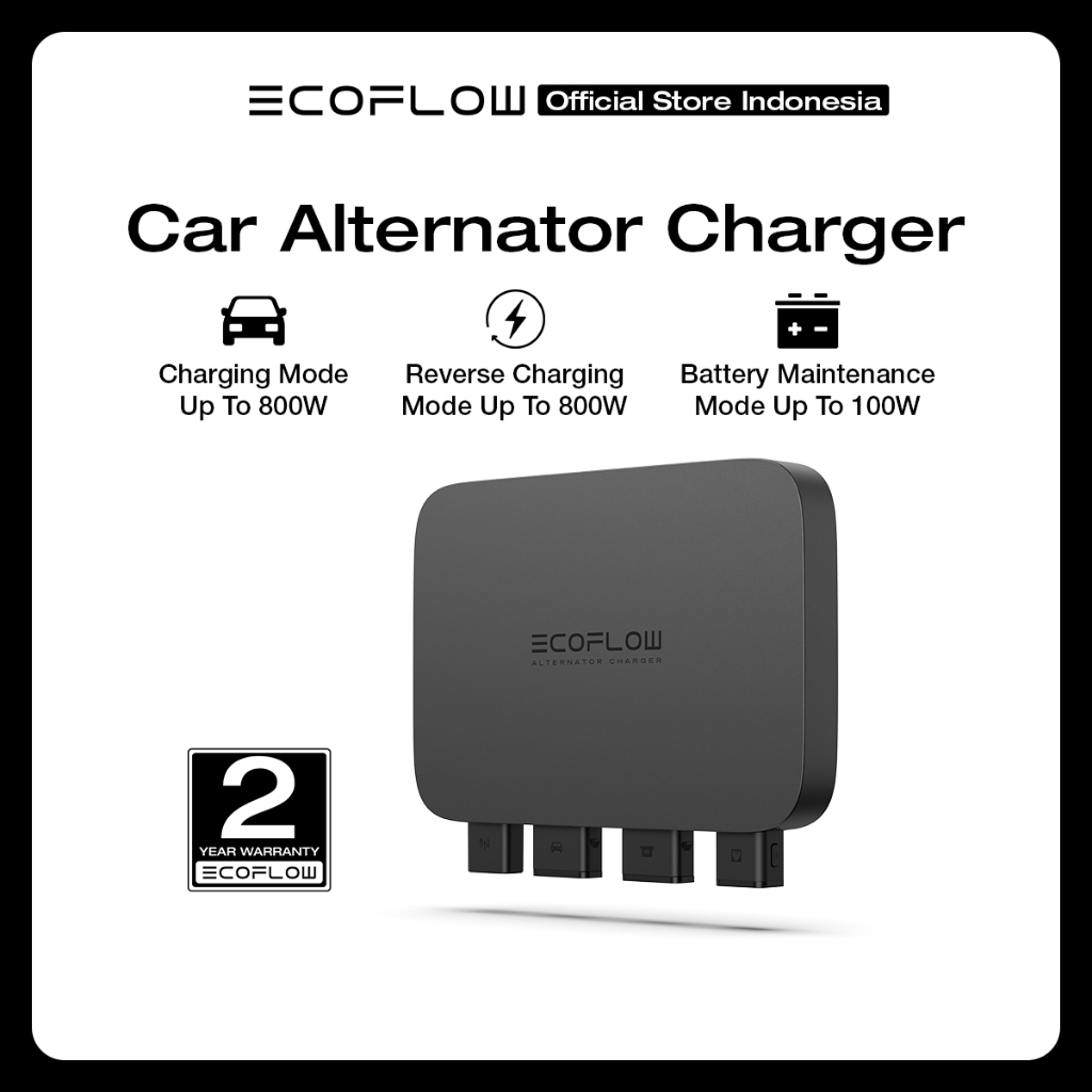 Ecoflow alternator charger 購入証明付き 新品未開封 800W Alternator Charger Perfect for Off Grid Energy | EcoFlow US