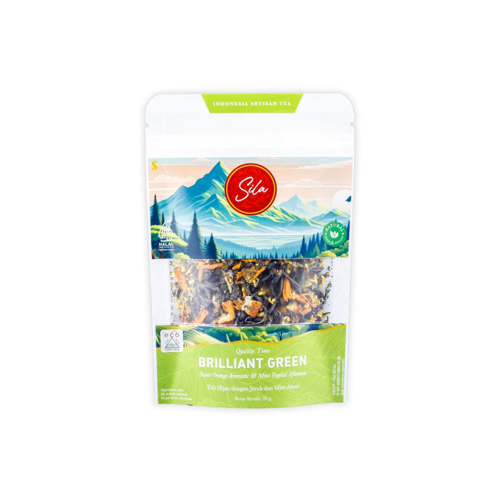 Jual Sila Artisan Tea - Brilliant Green - White Kraft Pouch - Teh ...
