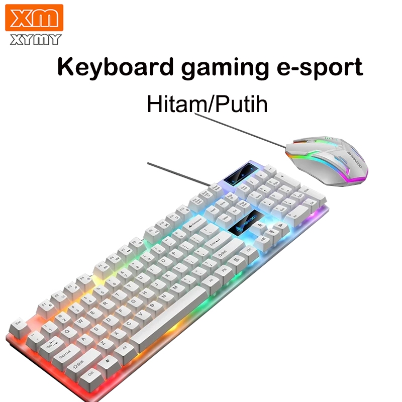 Jual XM XYMY E-Sports Gaming Keyboard/Kombo Keyboard dan Mouse Gaming ...