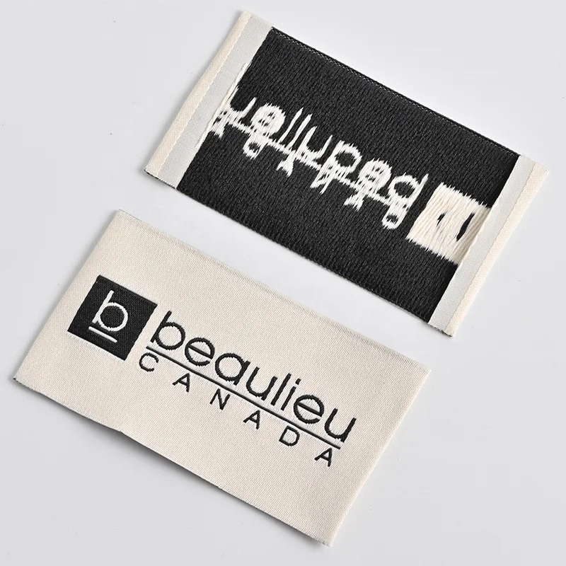 Jual Label Merek Untuk Pakaian | Label Woven Rajut | Label Kain Woven ...