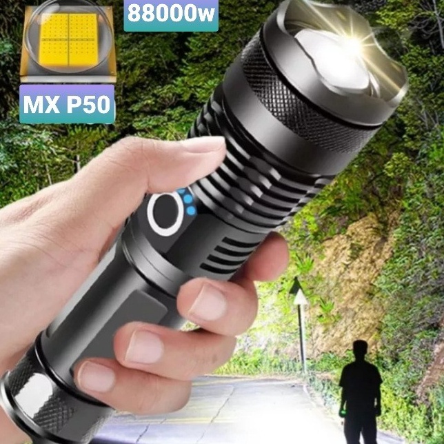 Jual Penjualan Spesial Paket lengkap Senter LED Tactical 2 Lumens Xhp 5 ...