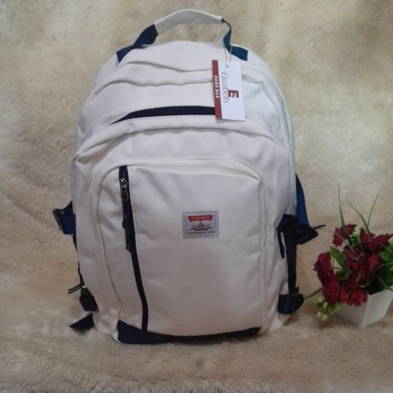 Jual tas ransel elizabeth bahan nilon halus 1193 | Shopee Indonesia