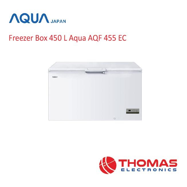 Jual Chest Freezer Box Gold Chain 450 Liter Aqua AQF 455EC 455 EC LED ...