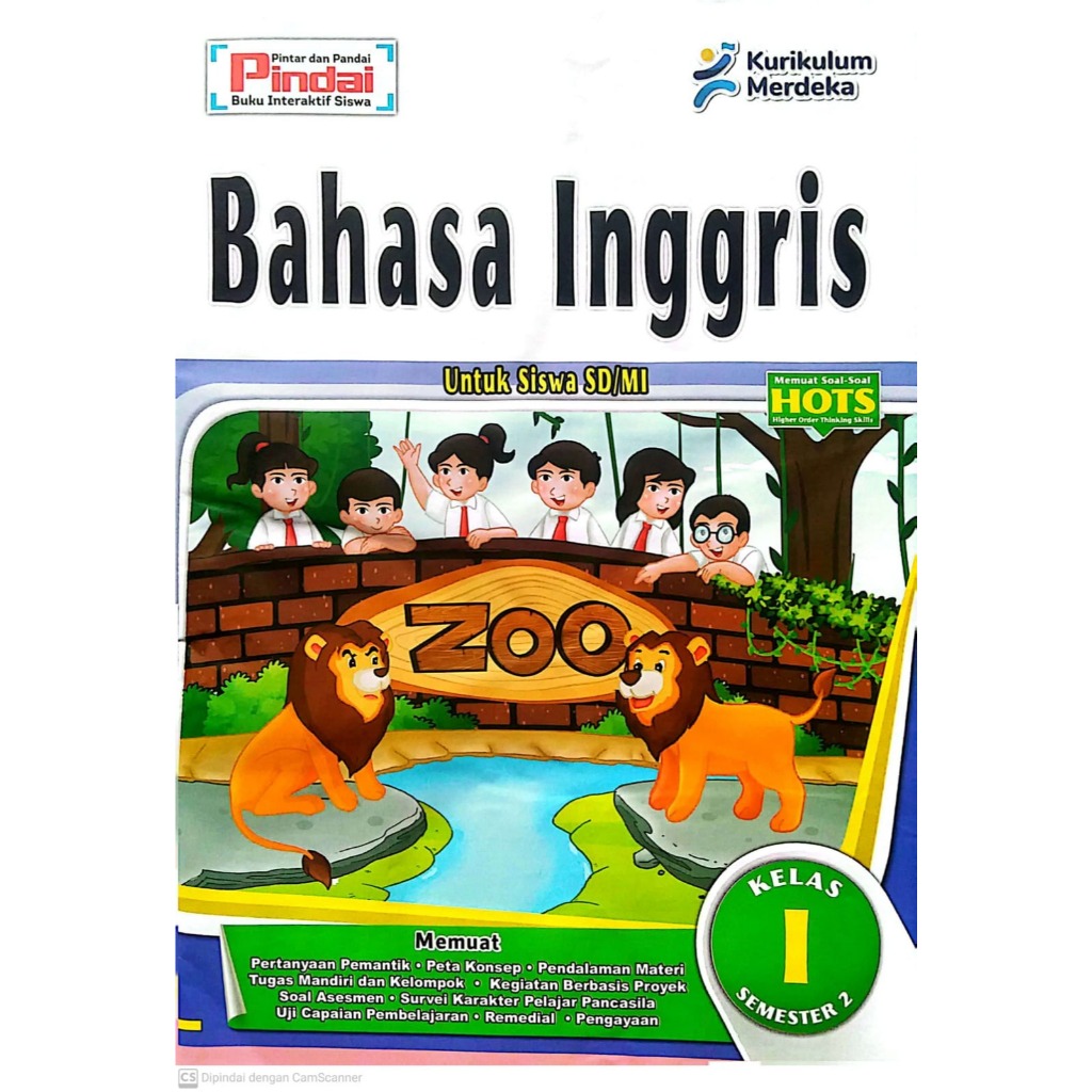 Jual Buku LKS Bahasa Inggris kurikulum Merdeka Kelas 1 SD/MI Semester 2 ...
