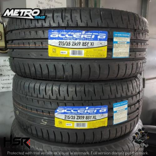 Jual ban mobil tubeless ring 19 215/35 merk accelera PHI ukuran 215 35 ...