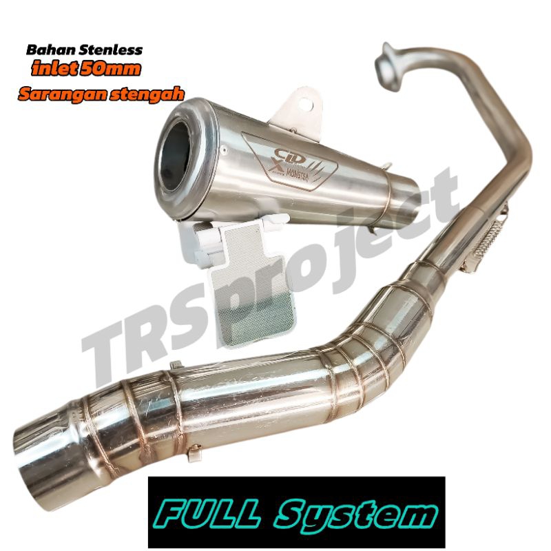 Jual knalpot racing cld x moster mx new 135 knalpot brong sarangan ...
