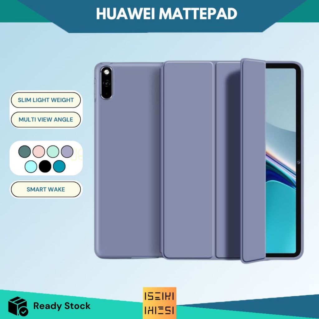 Cover Con Custodia In PU Pelle Per Huawei MatePad T10/T10S – Viola, Con Supporto Regolabile E Pennino Incluso - 2