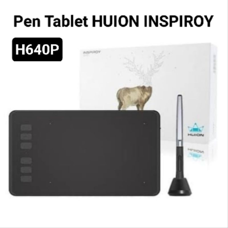 Jual Pen Tablet HUION INSPIROY H640P Drawing Pad Huion H 640 P H640 ...